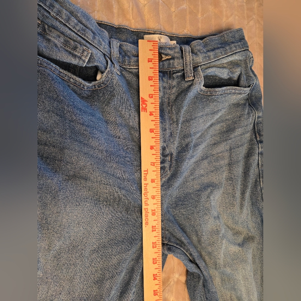 Windsor Blue Distressed Flare Jeans - Picture 4 of 12